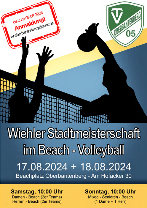 Offne Wiehler Stadtmeisterschaften im Beachvolleyball