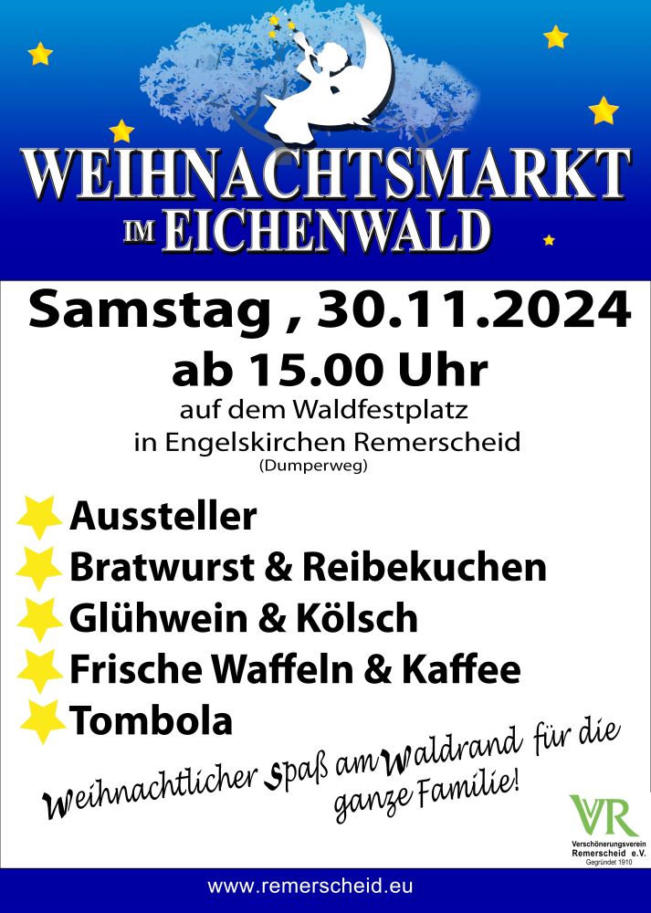 Weihnachtsmarkt auf dem Waldfestplatz