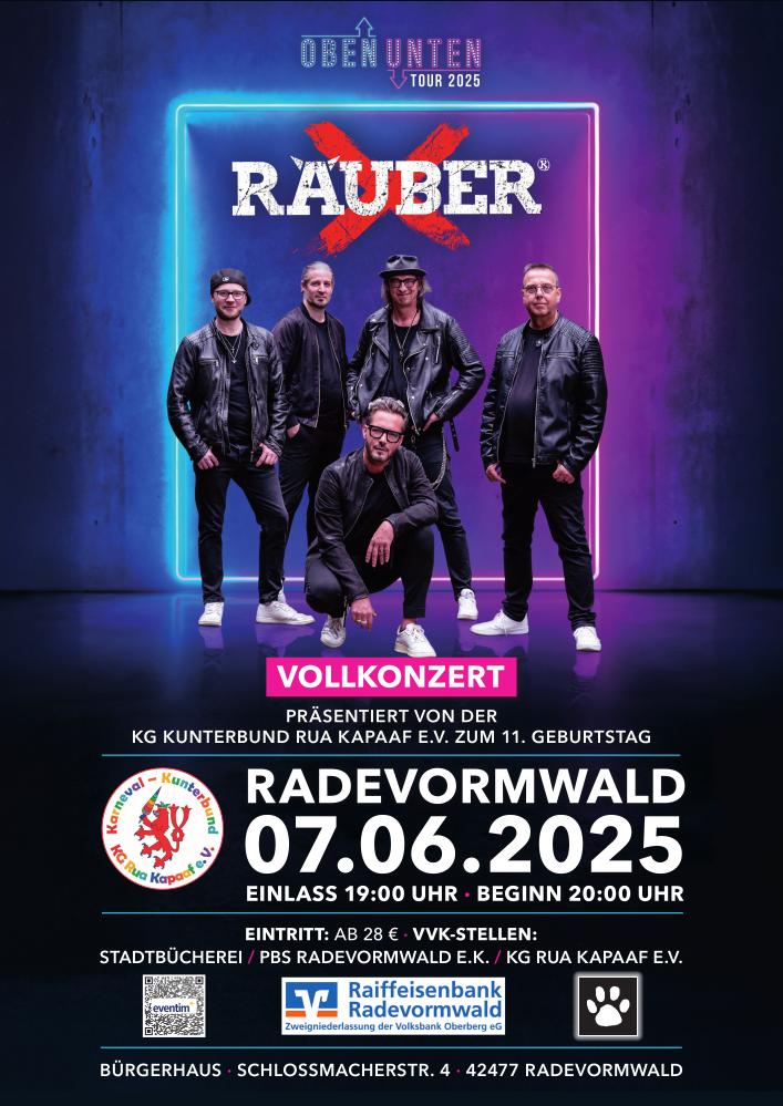 Räuber Oben / Unten Tour 2025