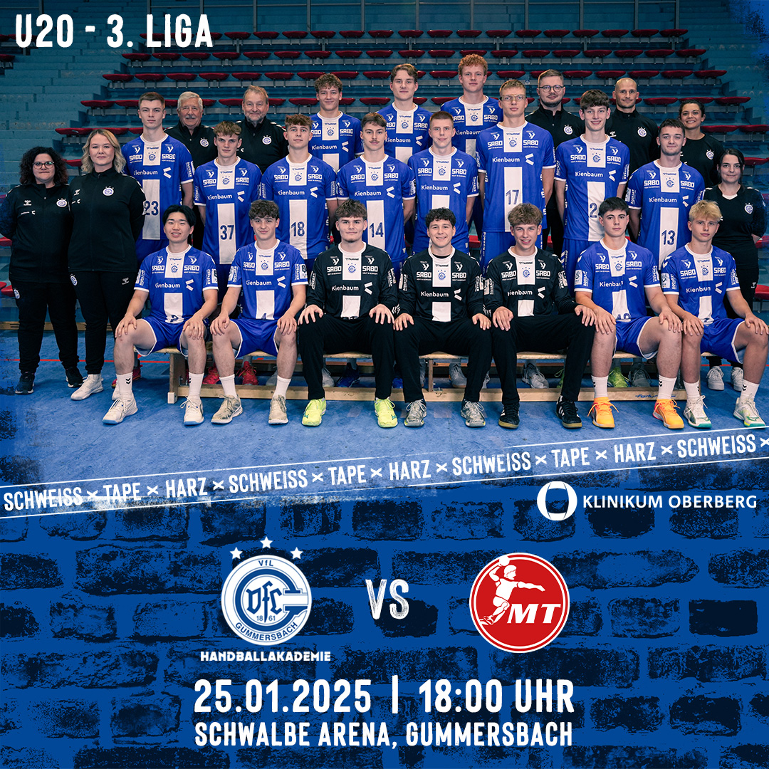 VfL Gummersbach (U20 – 3. Liga) vs. MT Melsungen II