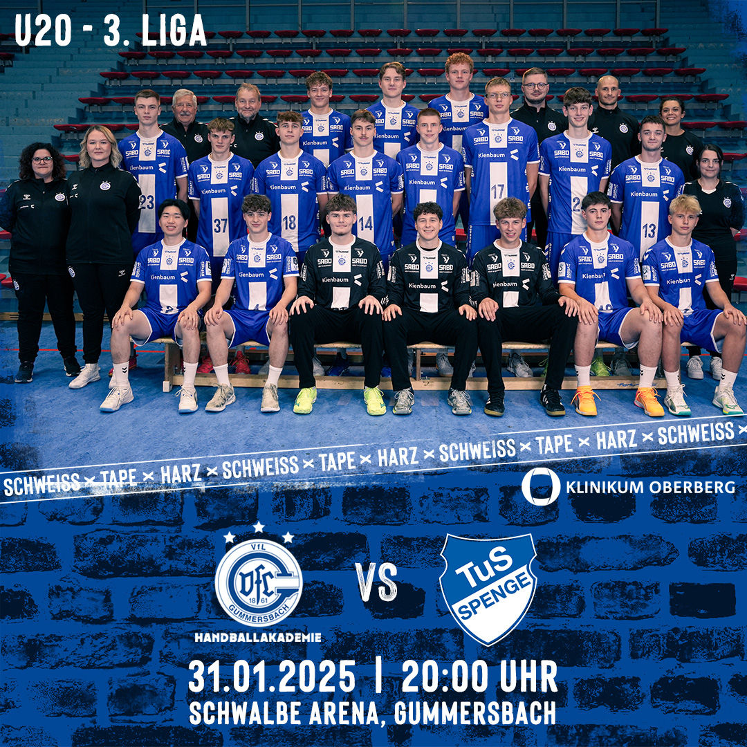 VfL Gummersbach (U20 – 3. Liga) vs. TuS Spenge