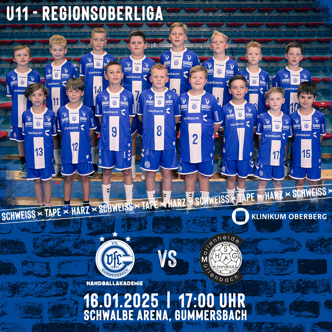 VfL Gummersbach (U11 – Regionsoberliga) vs. HSG Marienheide-Müllenbach