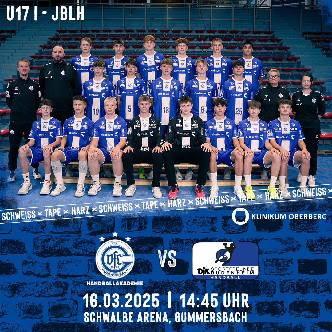 VfL Gummersbach (U17 I – JBLH) vs. DJK Sportfreunde Budenheim