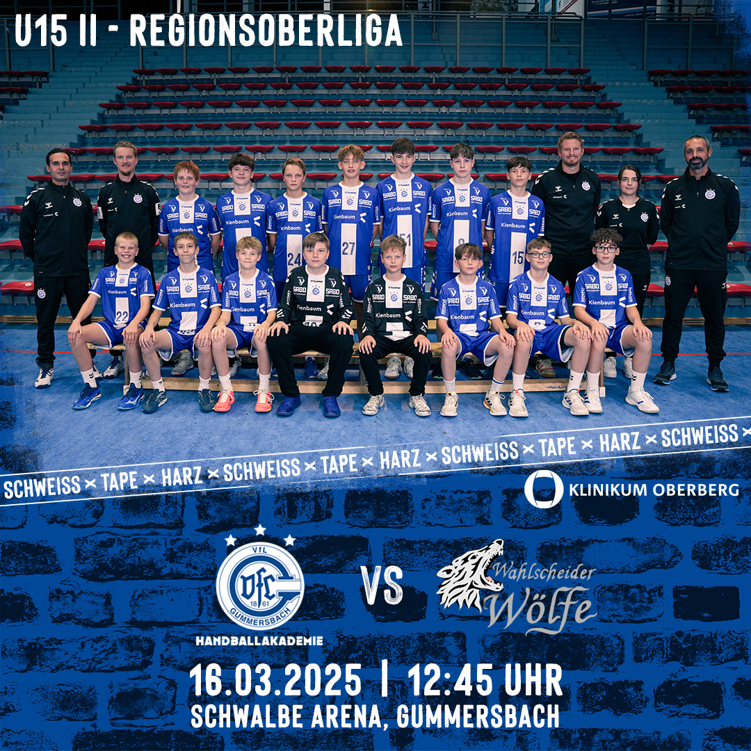 VfL Gummersbach (U15 II – Regionsoberliga) vs. TV Wahlscheid